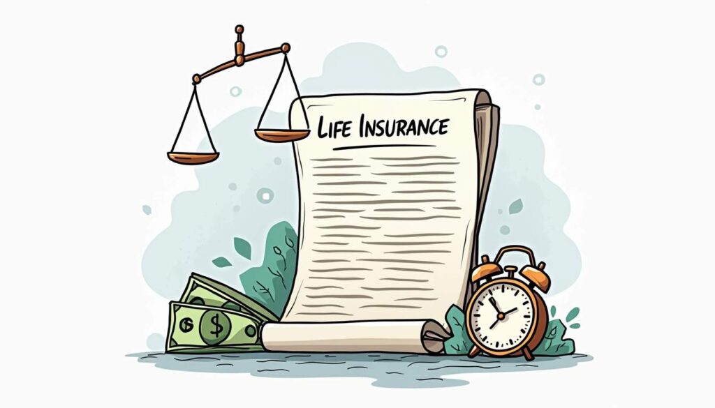 A life insurance policy document being transformed into cash